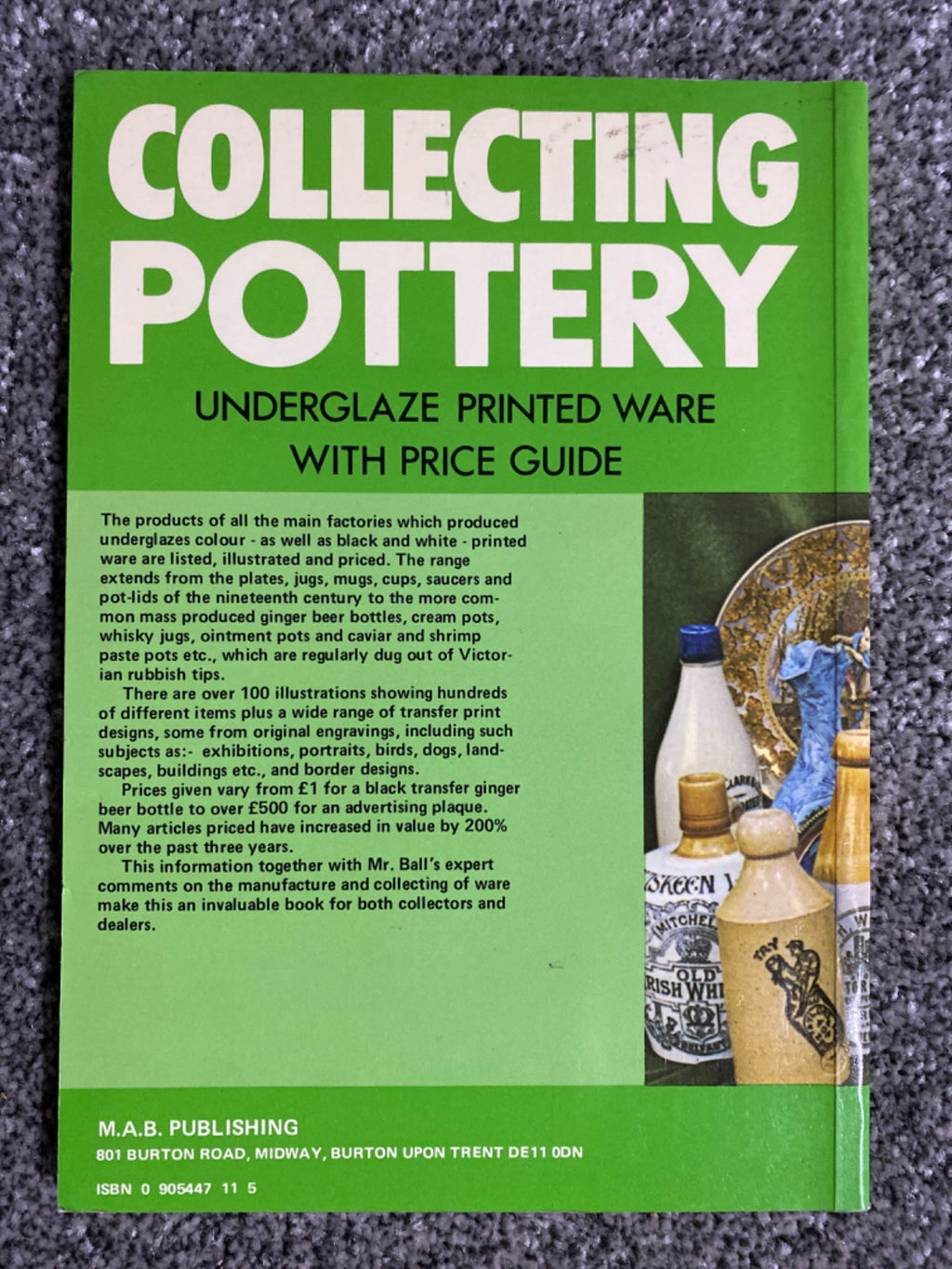 Collecting Pottery: Underglaze Printed Ware with Price Guide - Abraham Ball