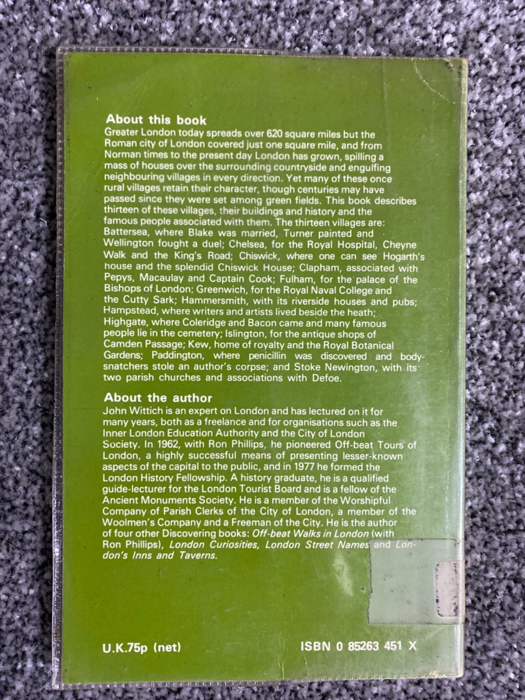 Discovering London Villages - John Wittich