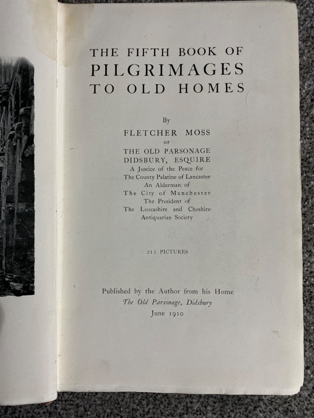 The Fifth Book of Pilgrimages to Old Homes - Fletcher Moss