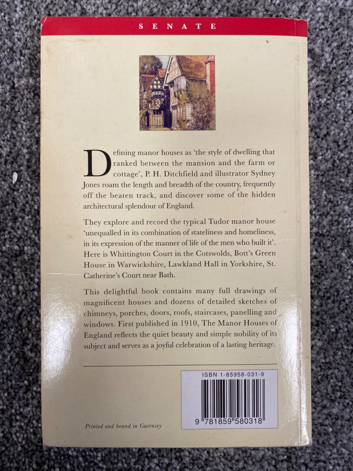 The Manor Houses of England - Peter Hampson Ditchfield