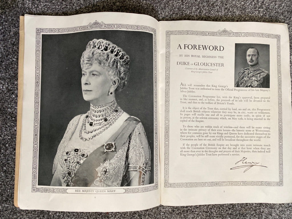 THE CORONATION OF THEIR MAJESTIES KING GEORGE VI & QUEEN ELIZABETH