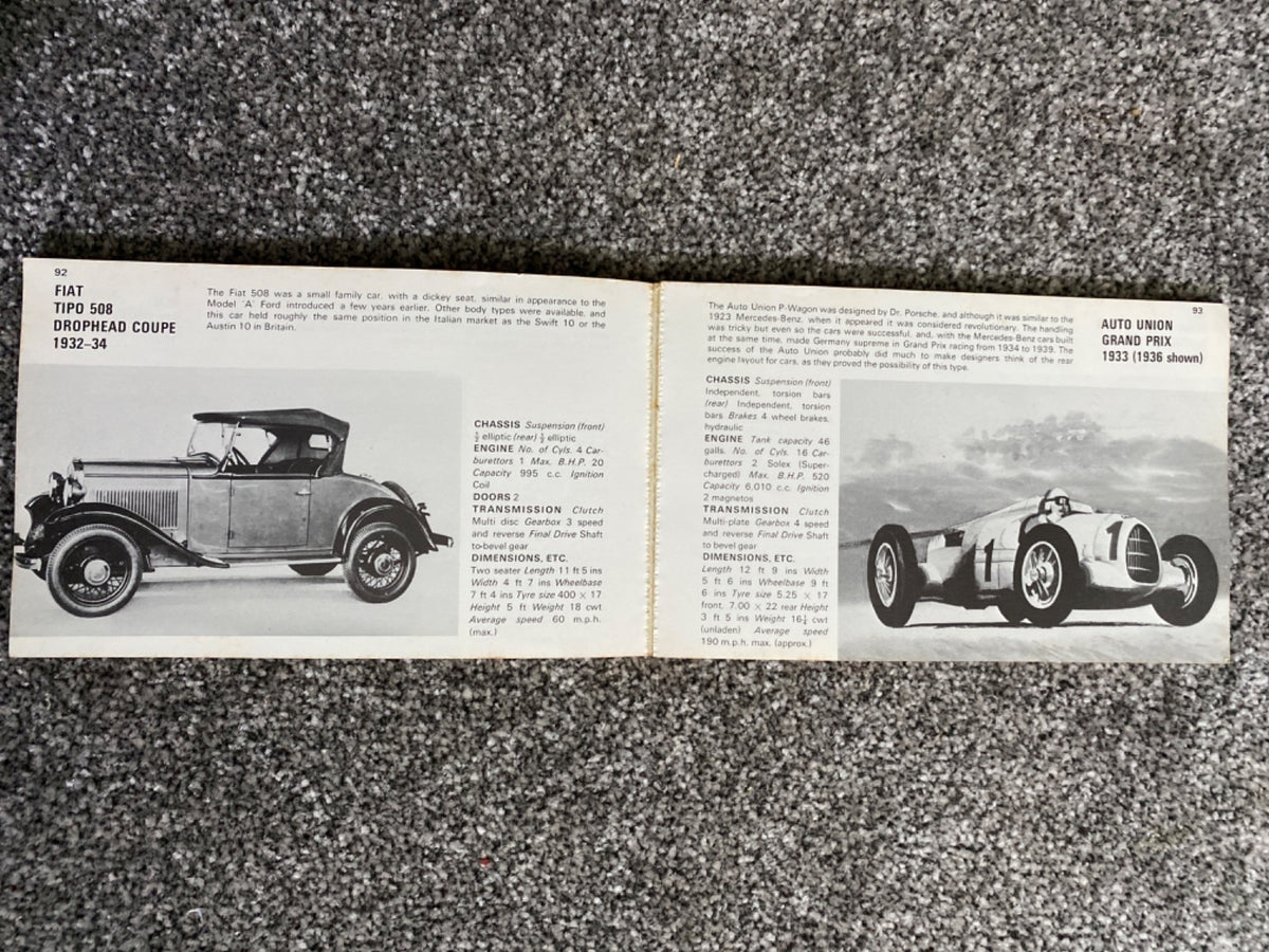 Motor-cars: A Picture History