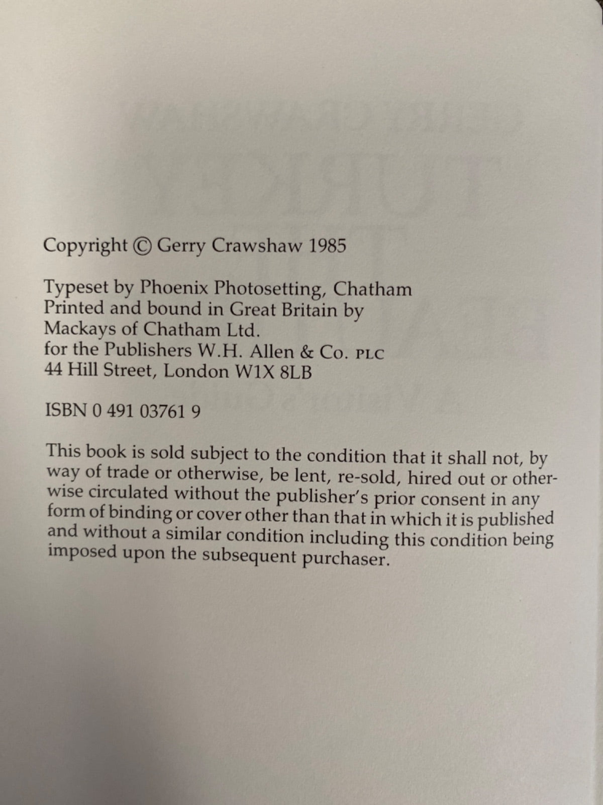 Turkey the Beautiful: A Visitor's Guide - Gerry Crawshaw