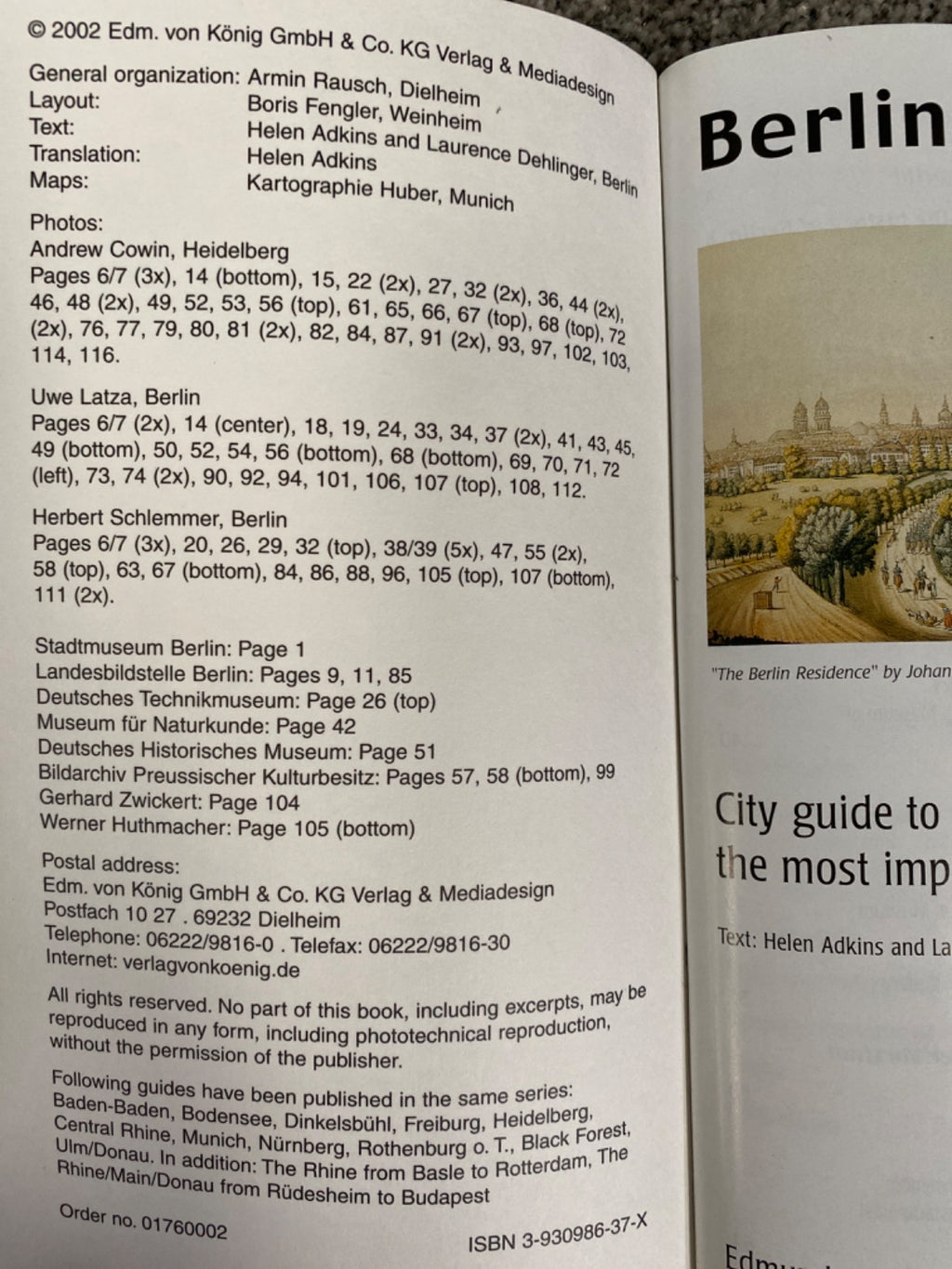 Berlin: City Guide to the Most Important Sights ; [with City Map and Subway Planner]