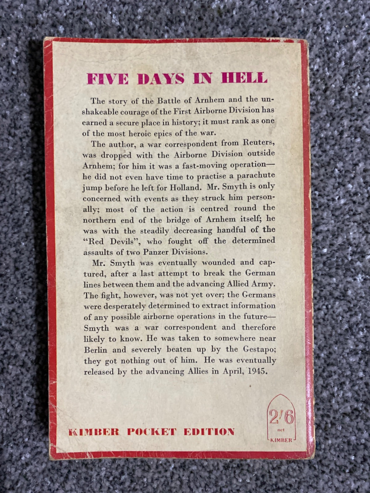 Five Days in Hell - Jack Smyth