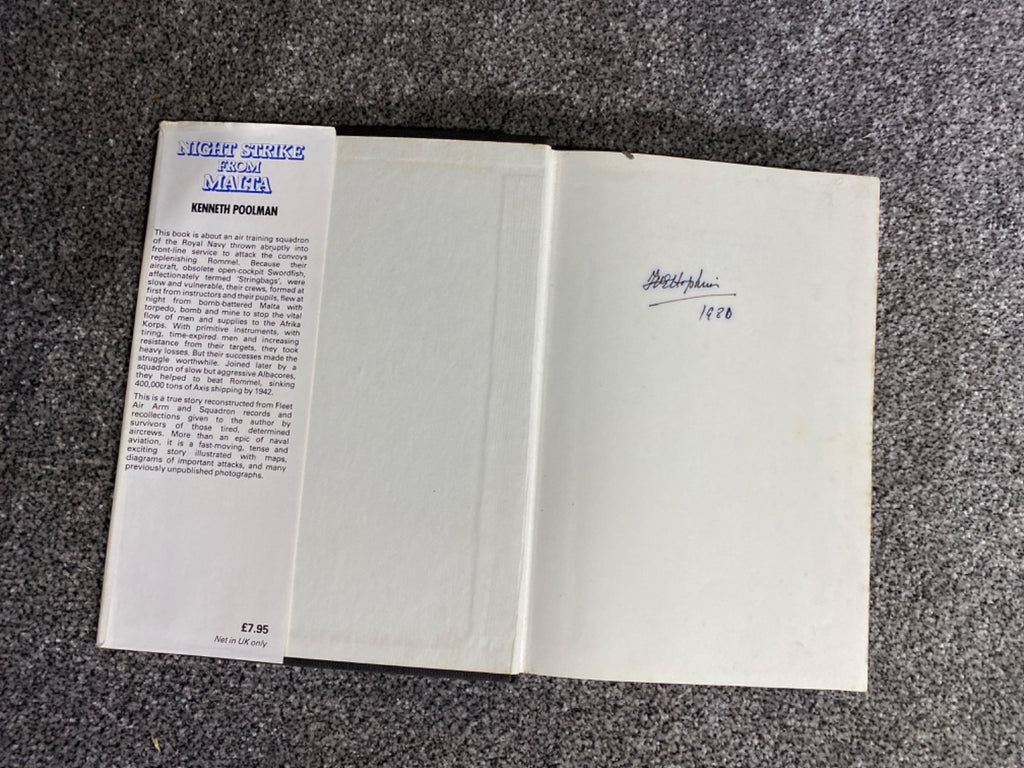 Night Strike from Malta: 830 Squadron R.N. & Rommel's Convoys - Kenneth Poolman