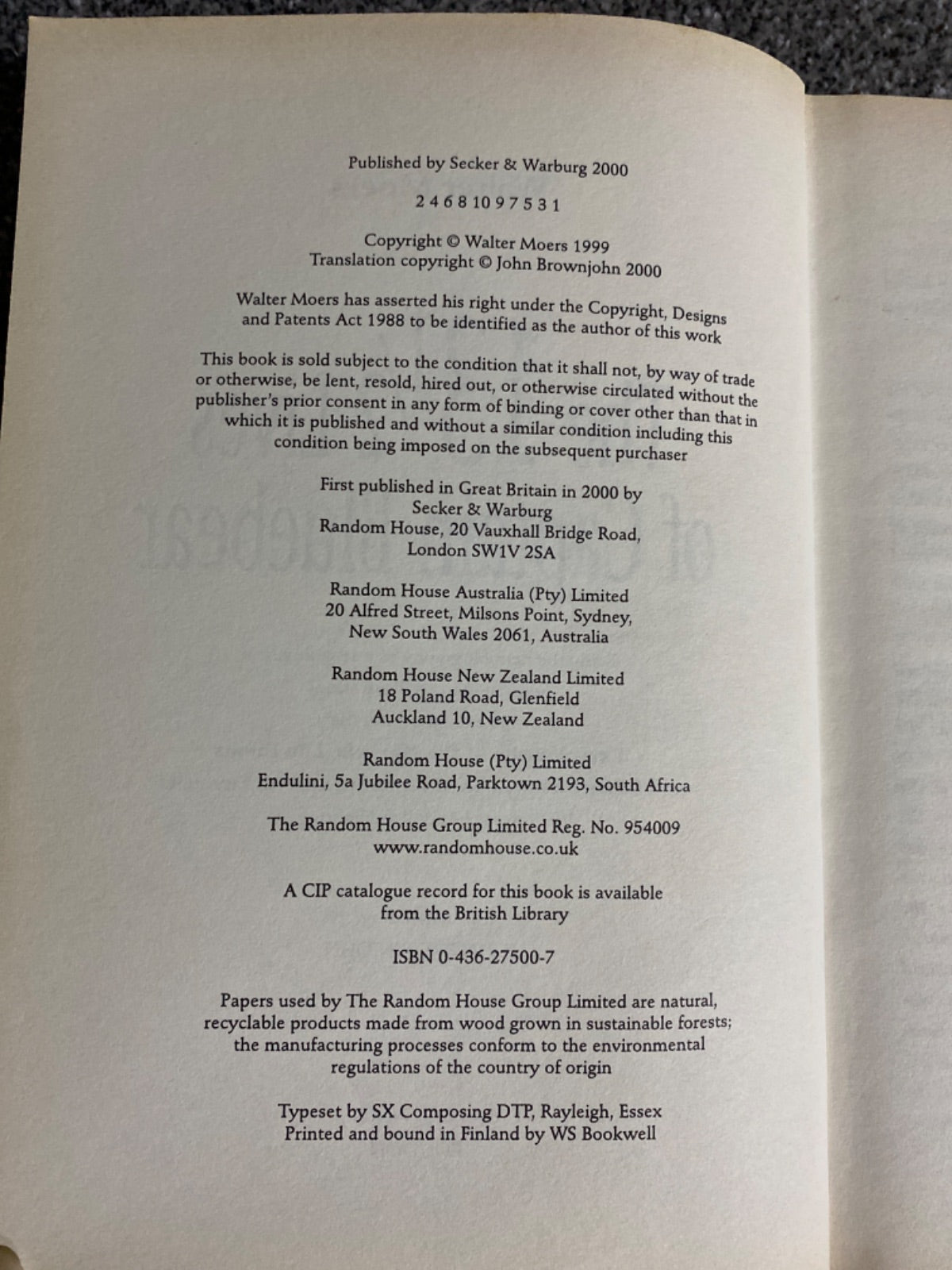 The 13½ Lives of Captain Bluebear - Walter Moers