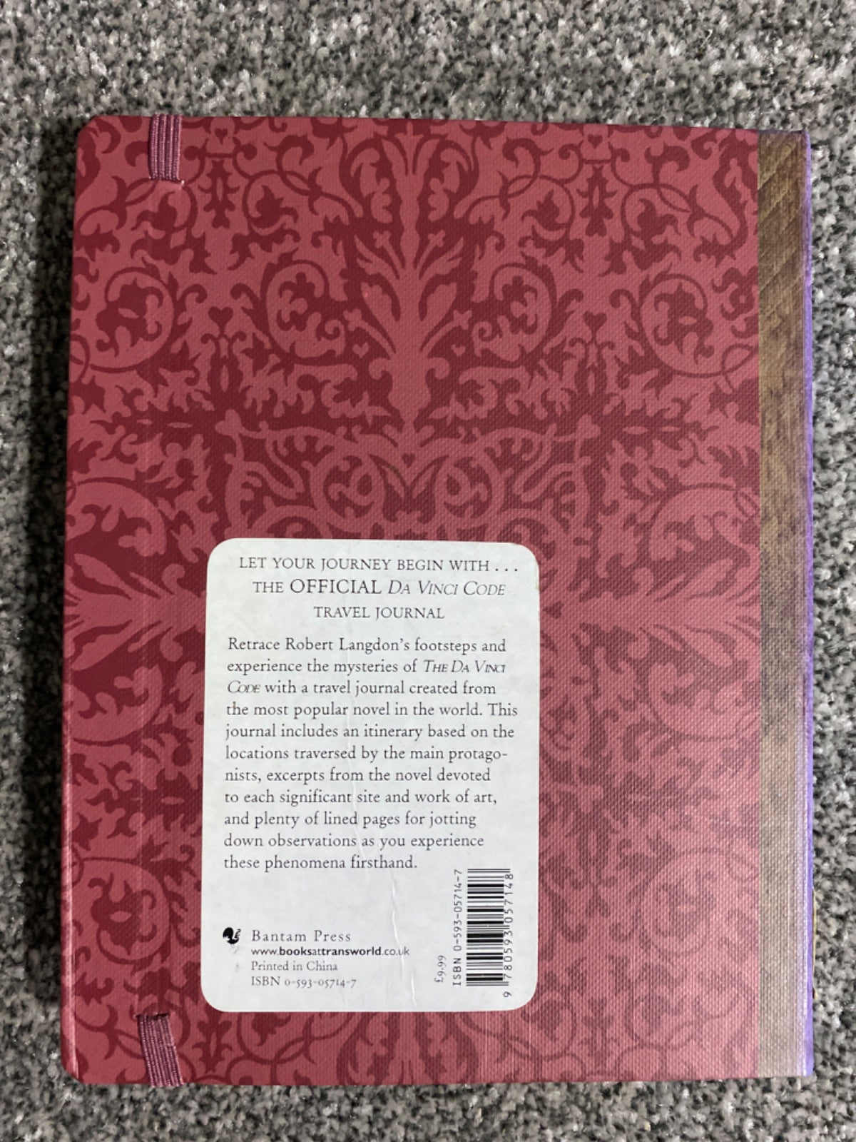 The Da Vinci Code: Travel Journal - Dan Brown