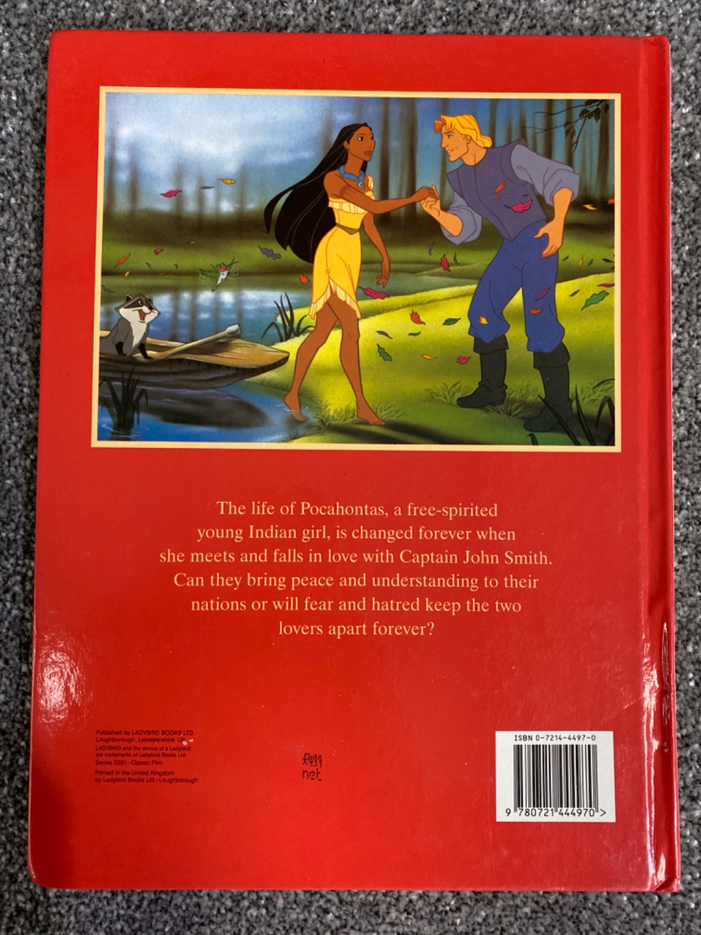 Pocahontas Classic Film Book - Lbd