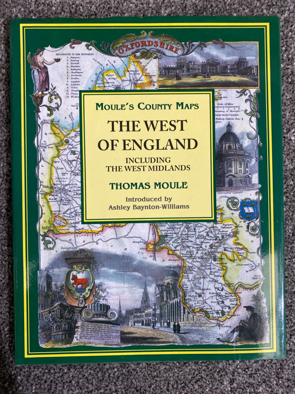 Moule's County Maps:  The West of England: Including the West Midlands - Thomas Moule