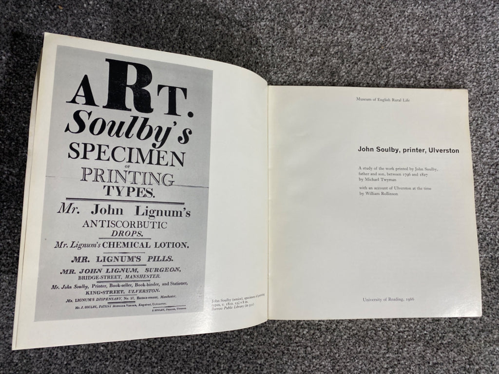 John Soulby, printer, Ulverston - Michael Twyman