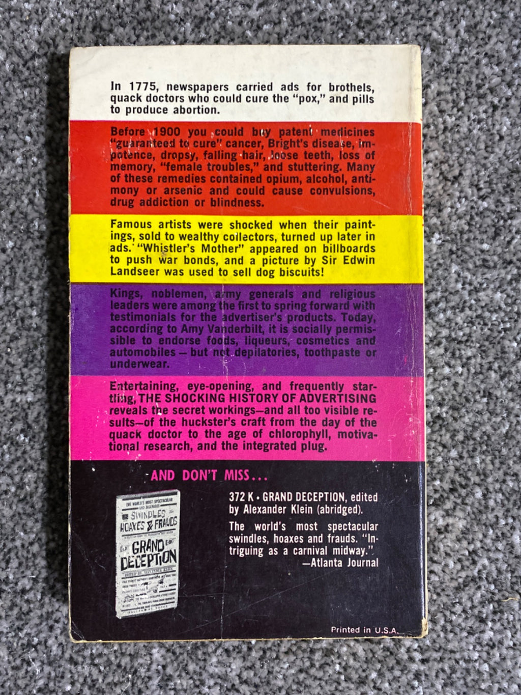 The Shocking History of Advertising - E.S. Turner