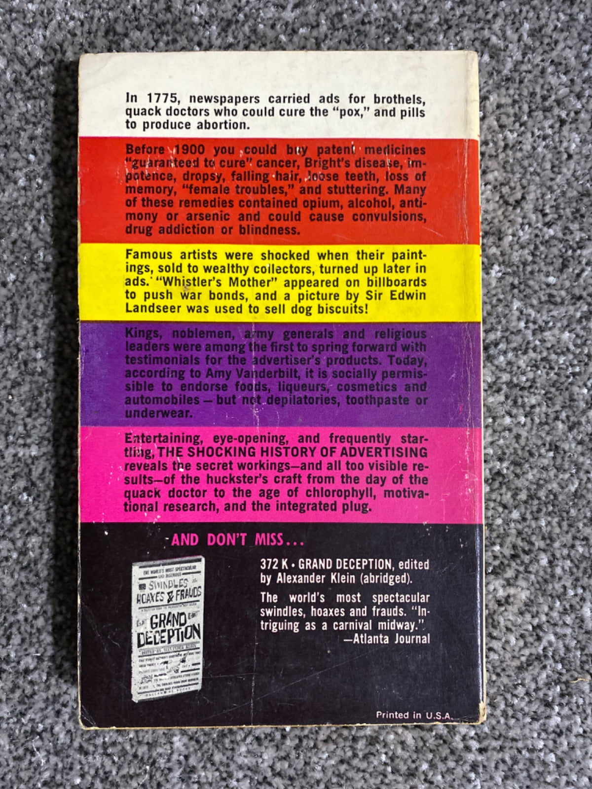 The Shocking History of Advertising - E.S. Turner