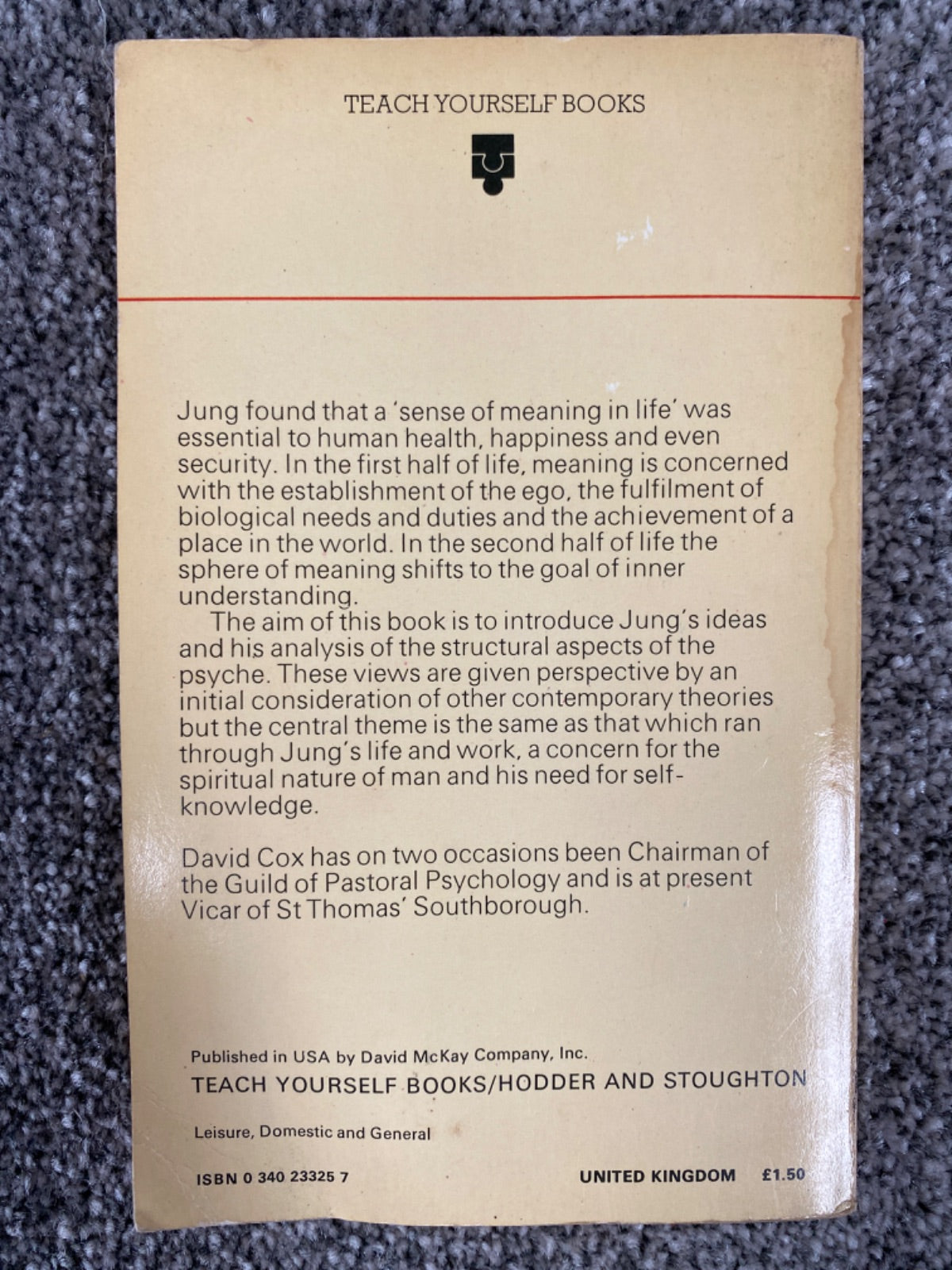How your mind works: an introduction to the psychology of C. G. Jung - Cox, David