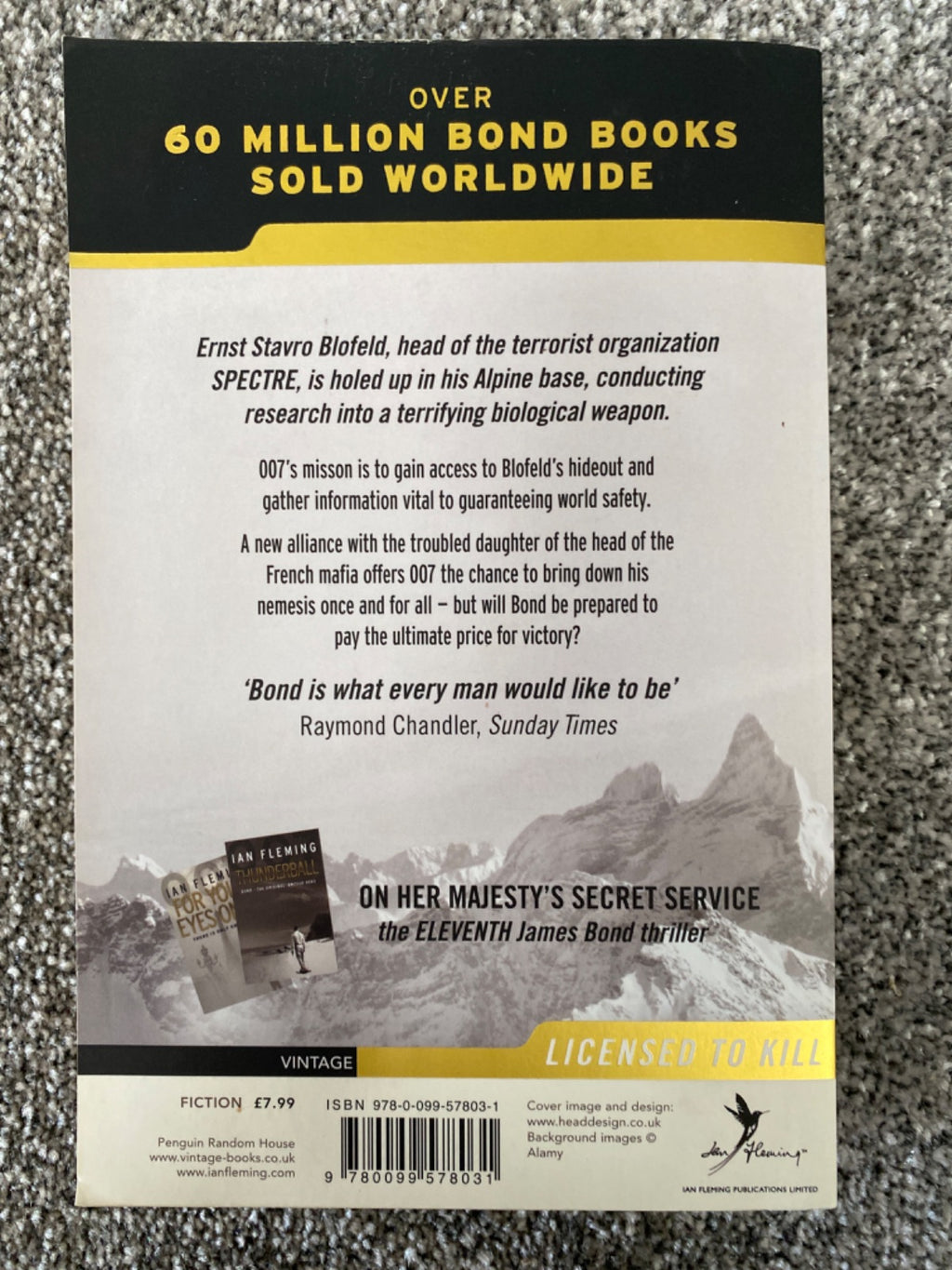On Her Majesty's Secret Service: There Is Only One Bond - Ian Fleming
