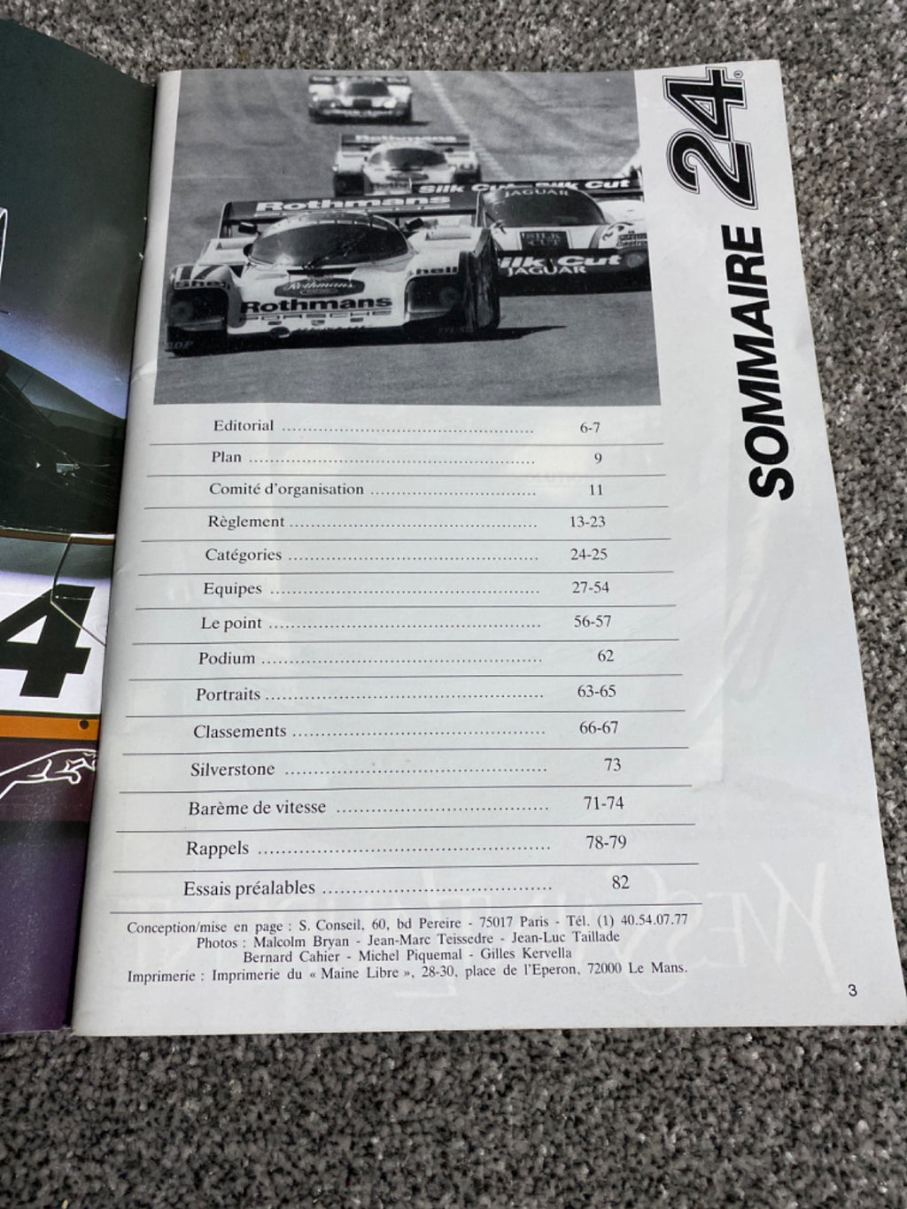 24 Heures du Mans - Programme Officiel