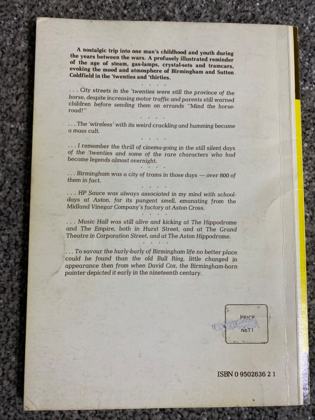 Memories of a 'twenties child - Douglas V. Jones