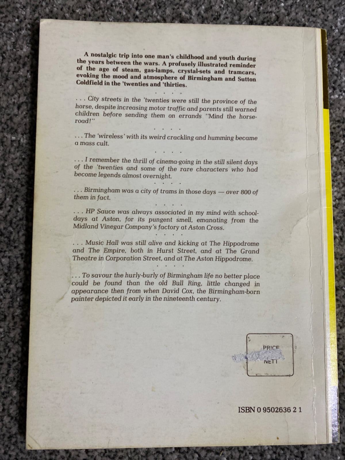 Memories of a 'twenties child - Douglas V. Jones