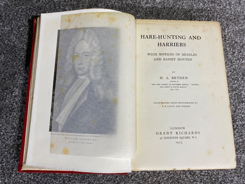 Hare-Hunting and Harriers - H. A. Bryden