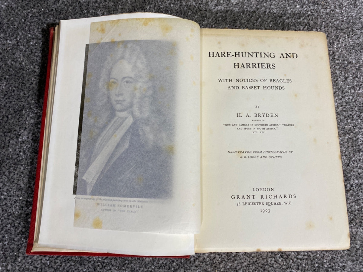 Hare-Hunting and Harriers - H. A. Bryden