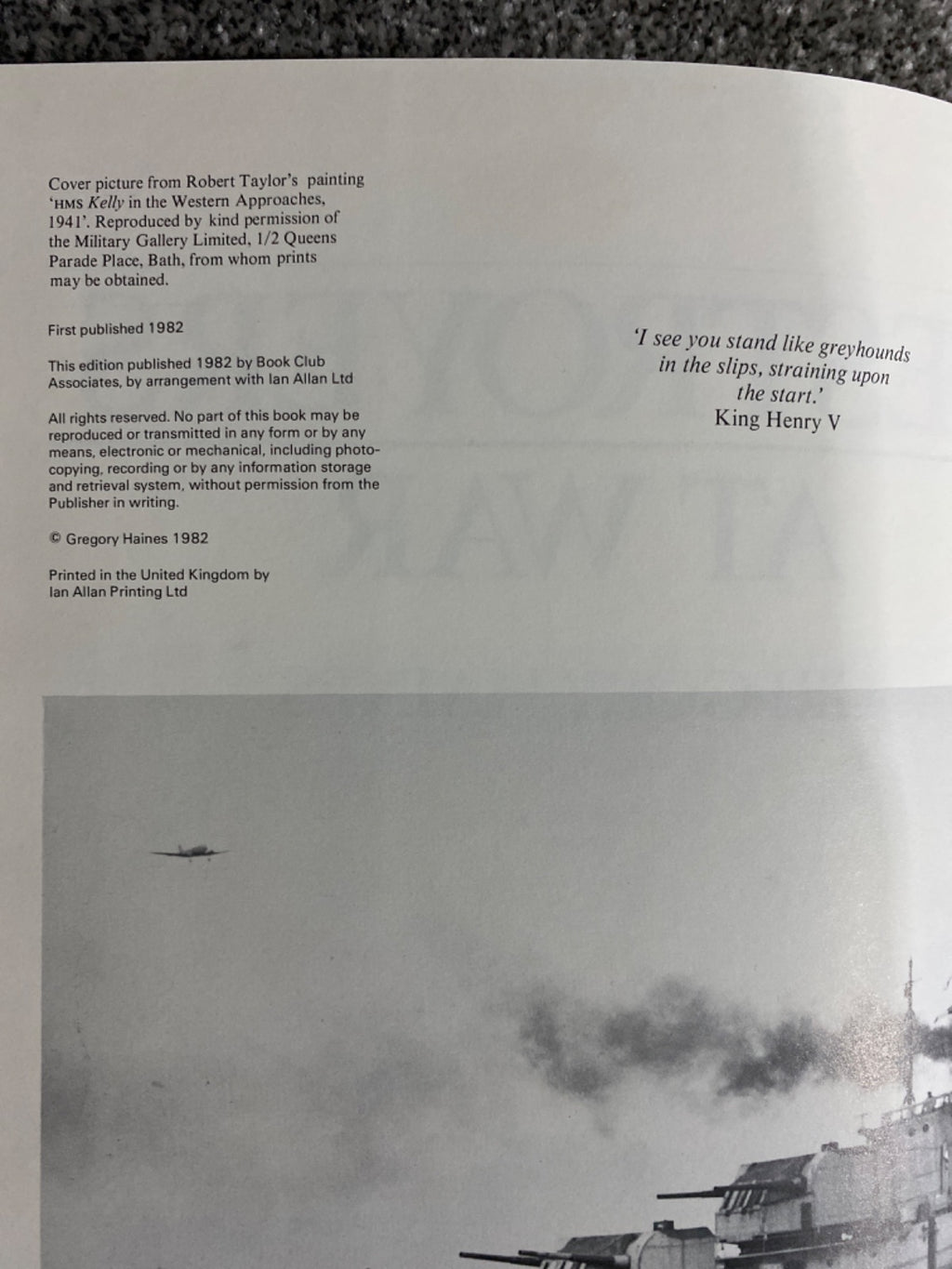 Destroyers at War - Gregory Haines