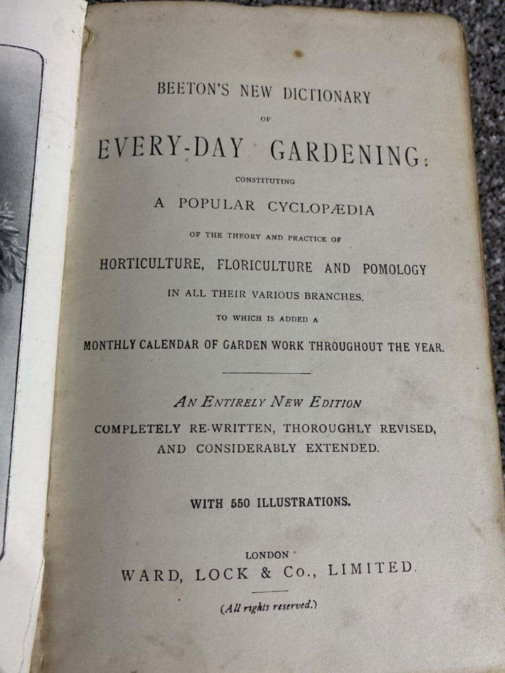Beeton's New Dictionary of Every-Day Gardening