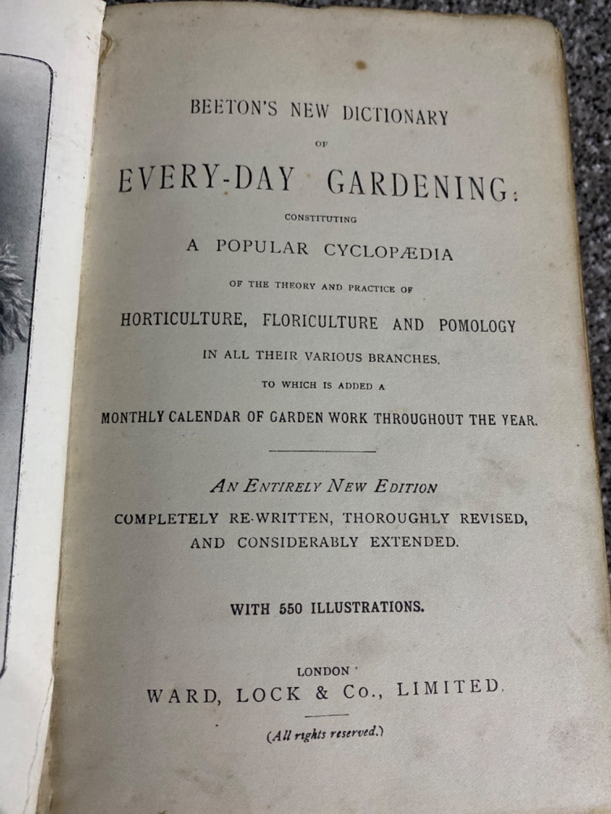 Beeton's New Dictionary of Every-Day Gardening