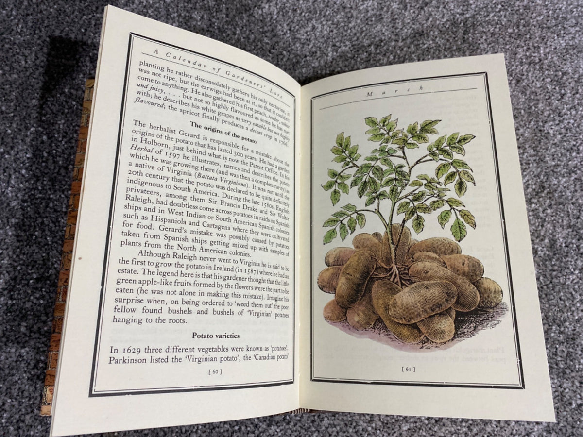 A calendar of gardeners' lore revealing the secrets of the walled kitchen garden: being an unrivalled collection of useful directions & observations with the addition of curious facts & fantasies relating to the history, planning, planting & manageme