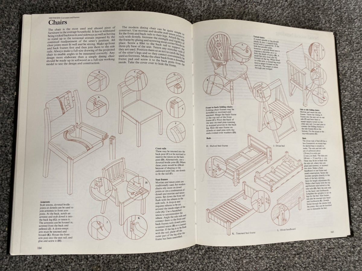 The Mitchell Beazley illustrated encyclopaedia of working in wood: tools, methods, materials, classic constructions - E. F. Scott