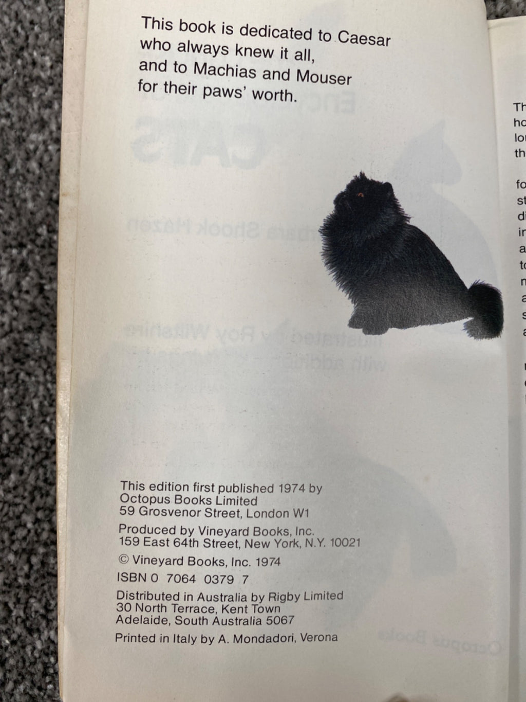 Concise Encyclopaedia of Cats