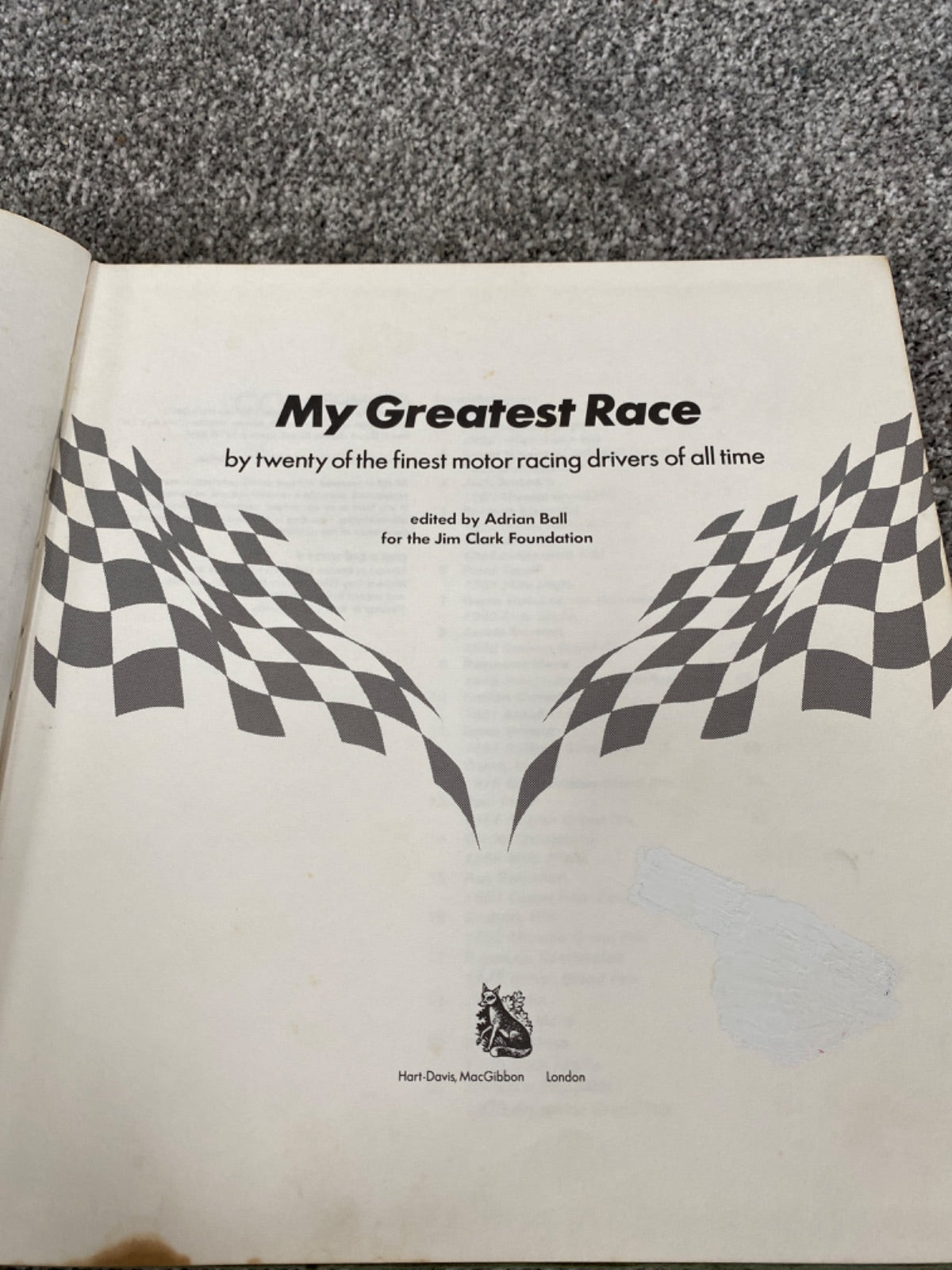 My greatest race - Adrian Ball