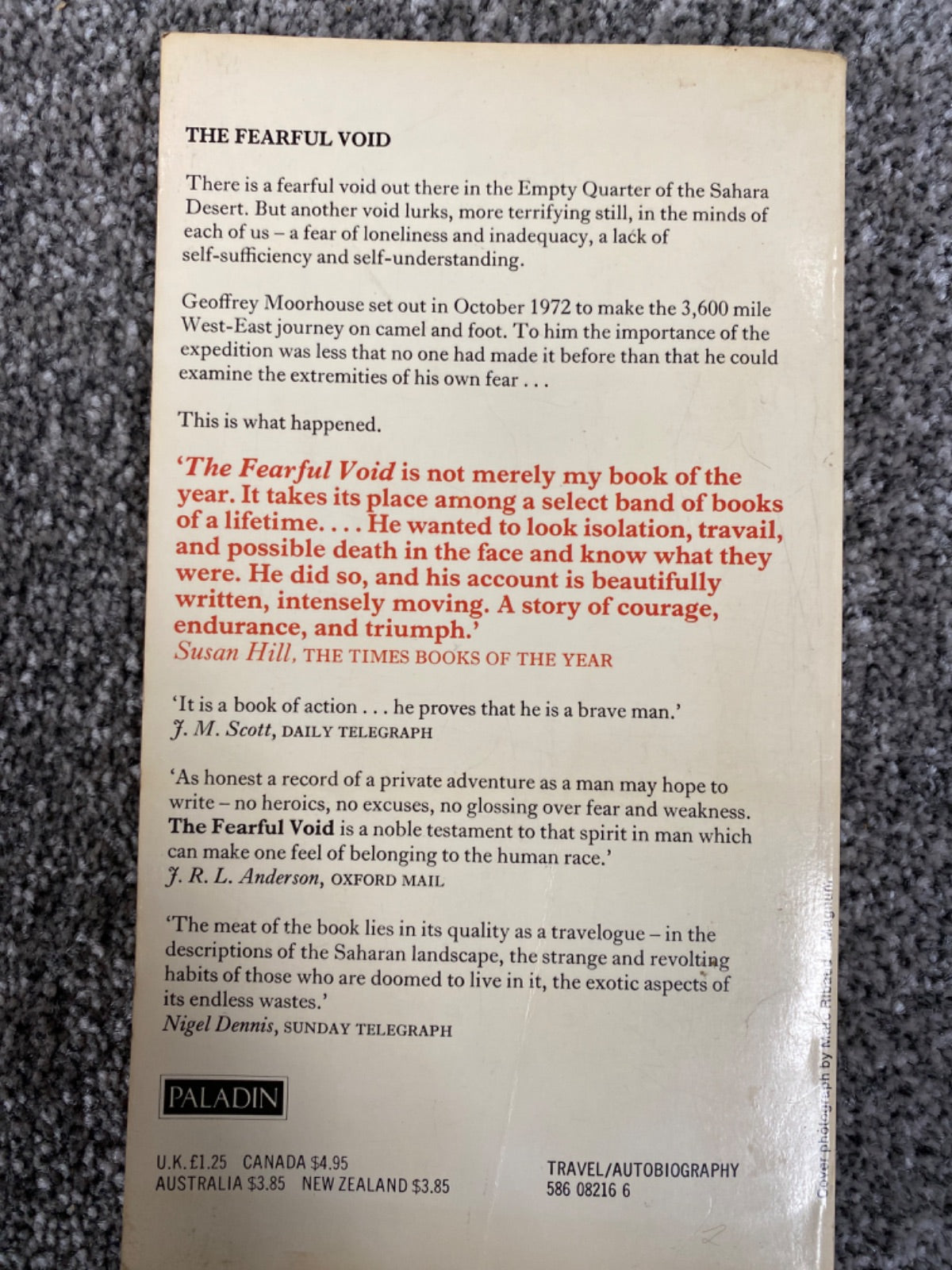 The Fearful Void - Geoffrey Moorhouse