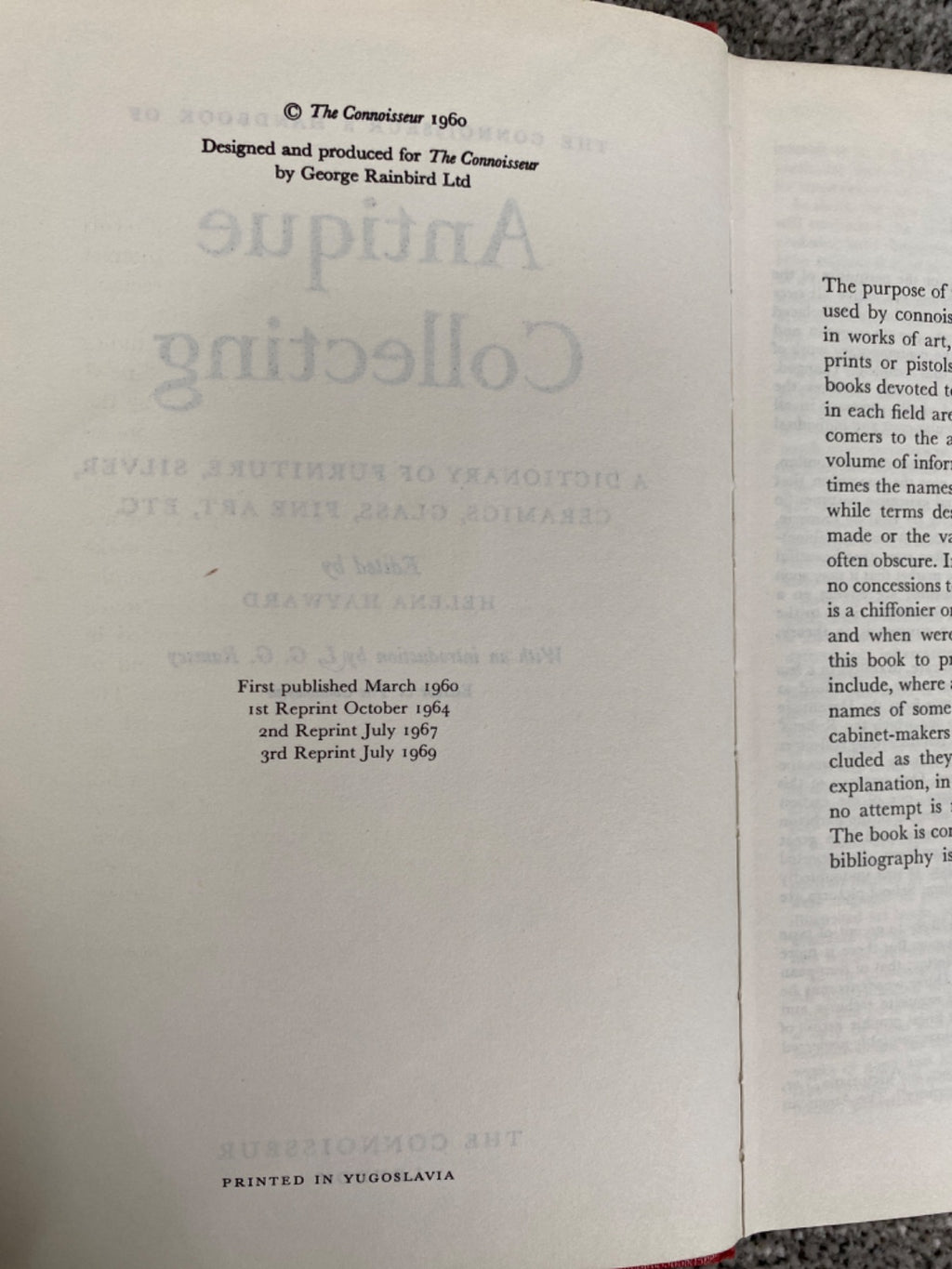 The Connoisseur's Handbook of Antique Collecting - Helena Hayward