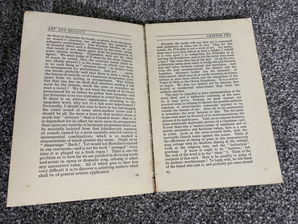 Art and Reality: An Essay in the Philosophy of Aesthetics - Greville Cooke