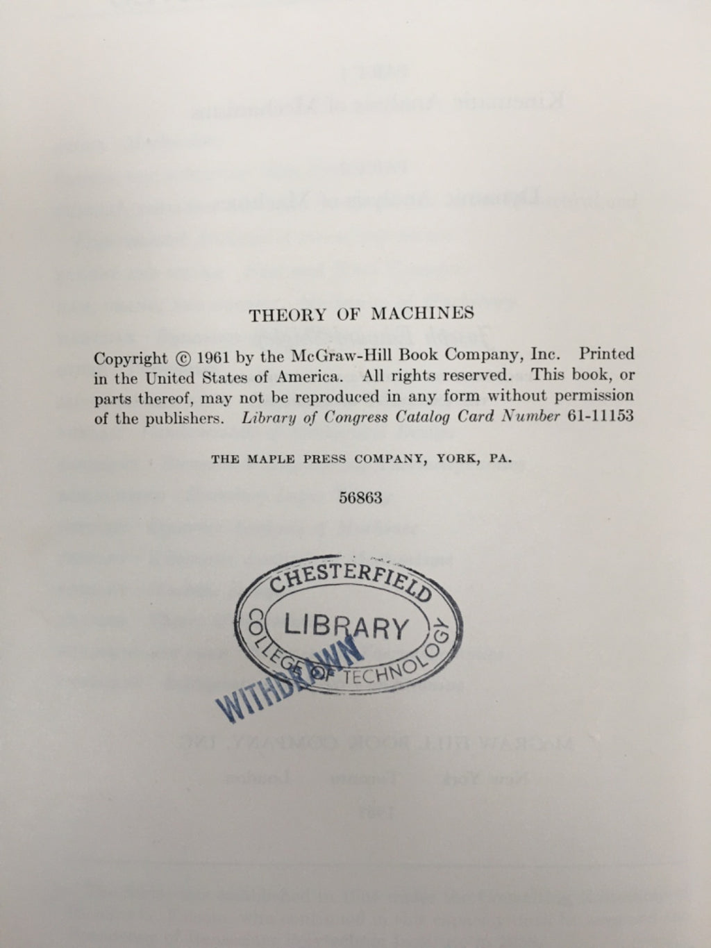Theory of Machines - Joseph Edward Shigley