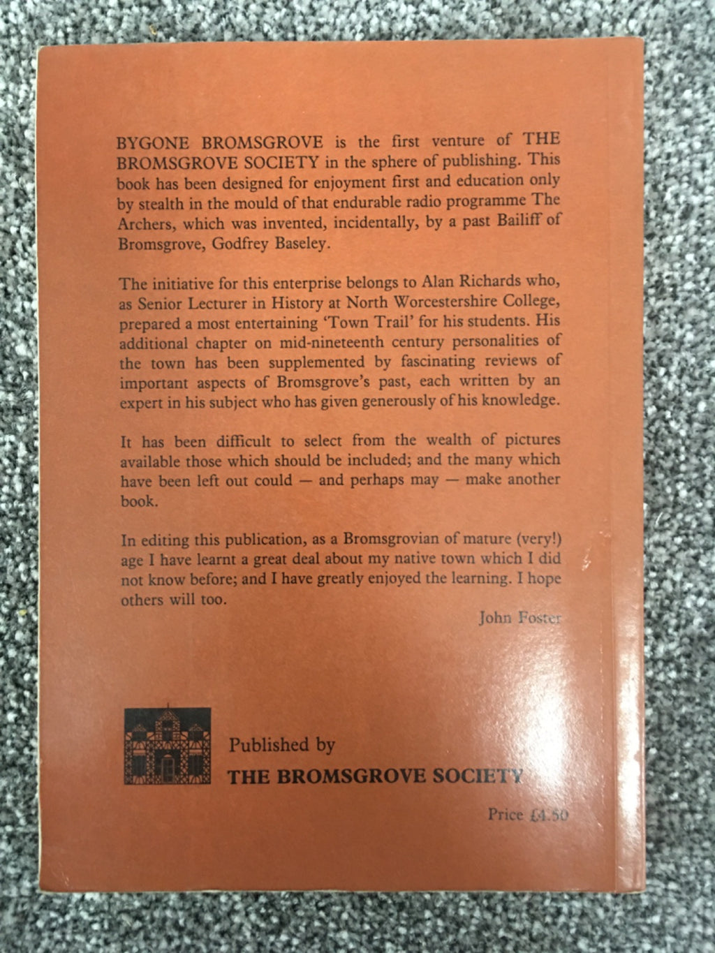 Bygone Bromsgrove - Alan Richards