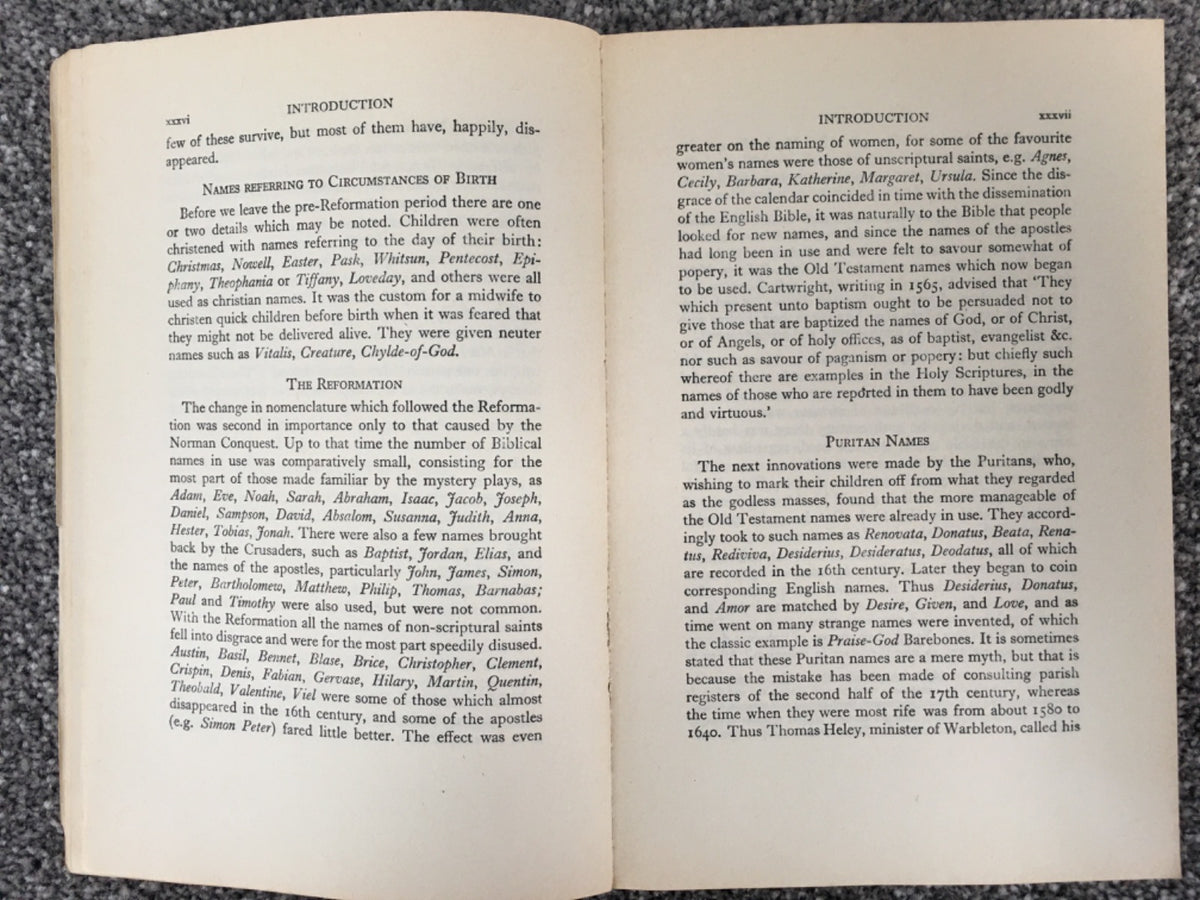 The Oxford dictionary of English Christian names - ELIZABETH GIDLEY WITHYCOMBE