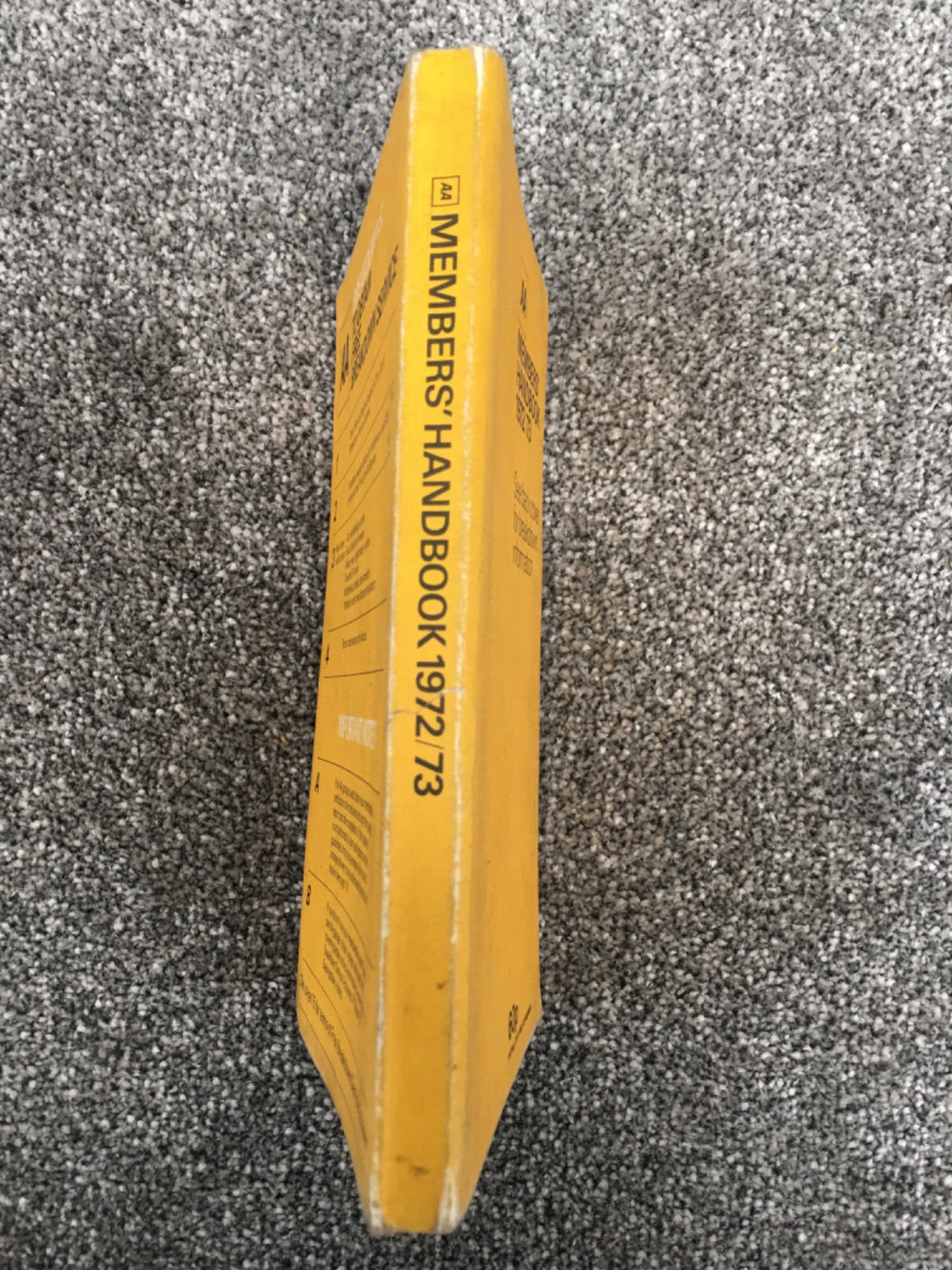 AA Members' Handbook 1972/73