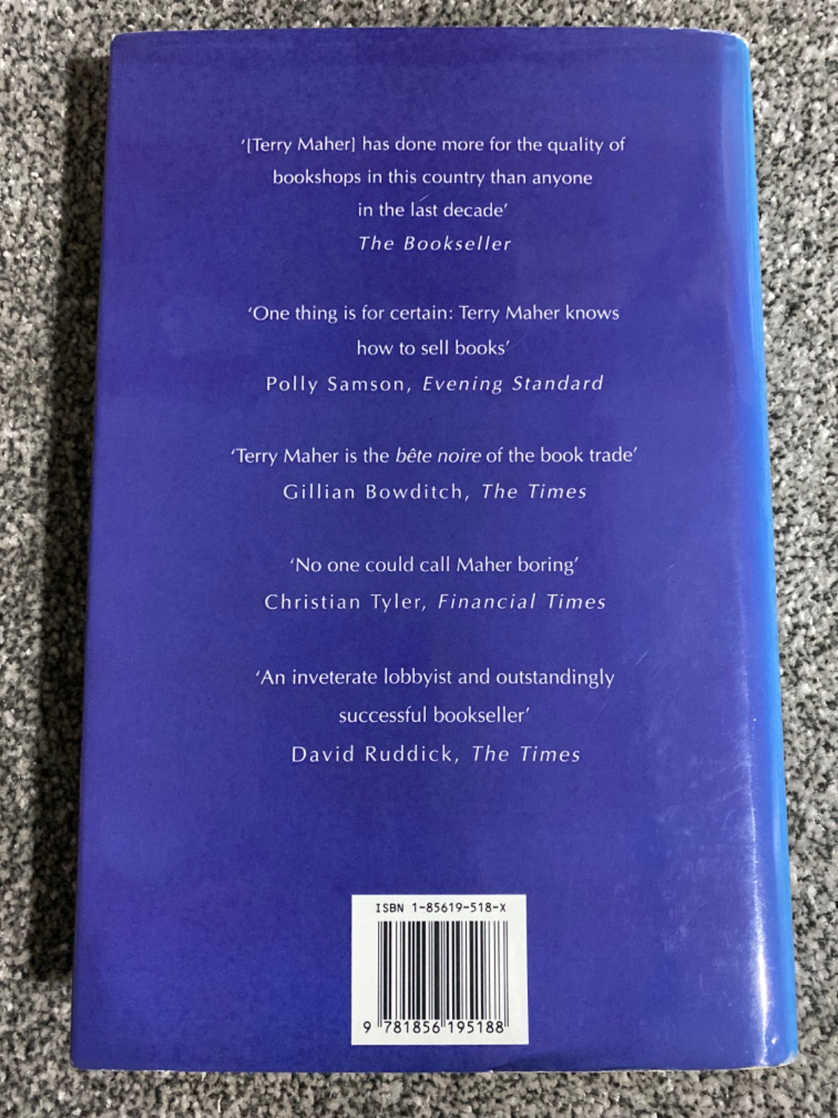Against my better judgement: adventures in the City and in the book trade. - Terry Maher