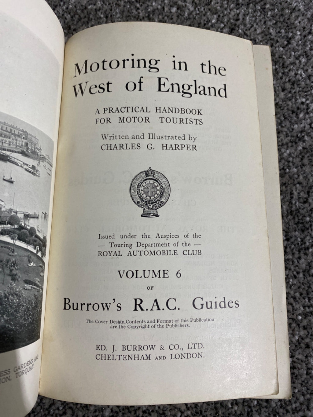 Motoring in the West of England - Charles G. Harper