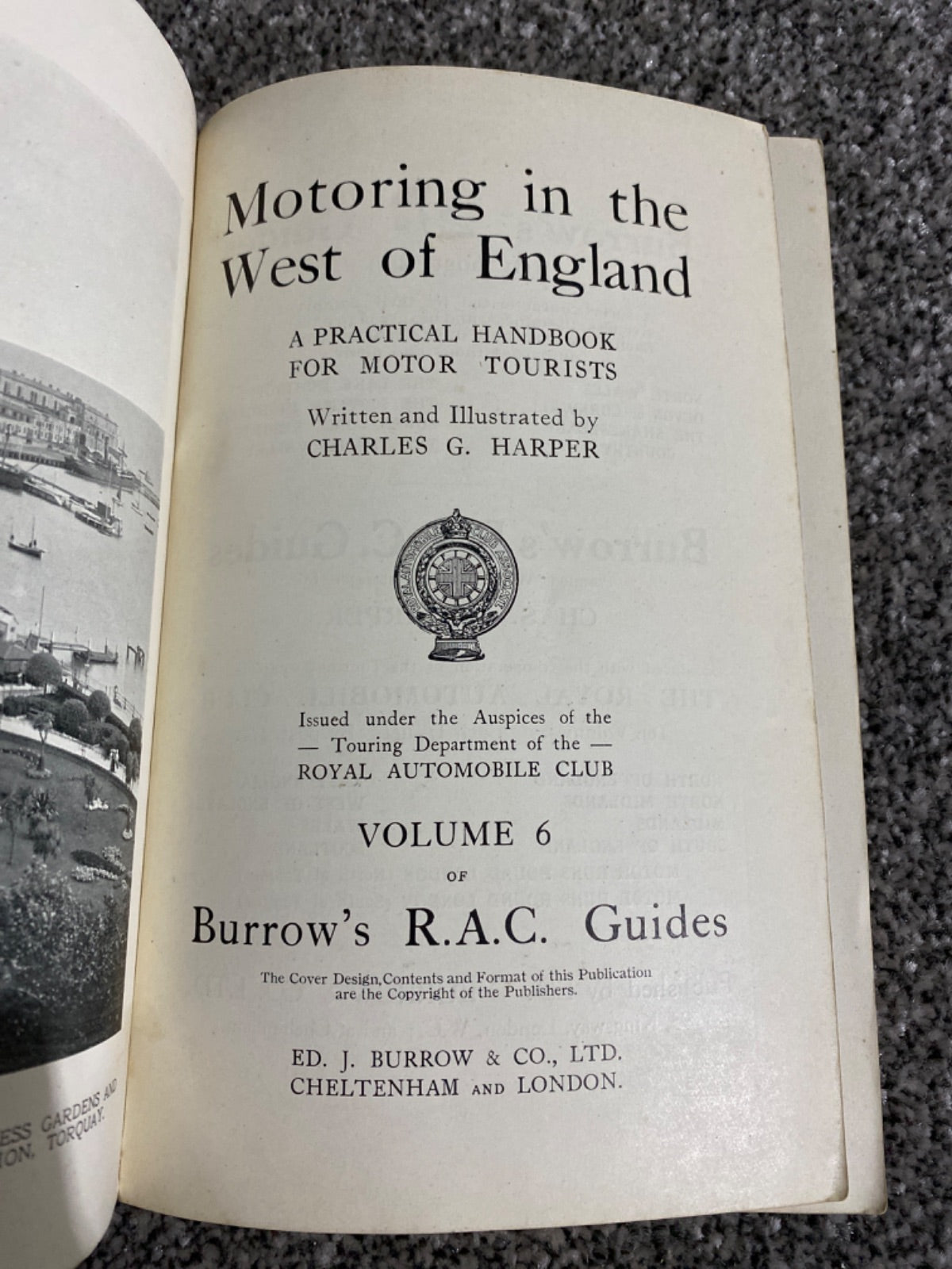 Motoring in the West of England - Charles G. Harper