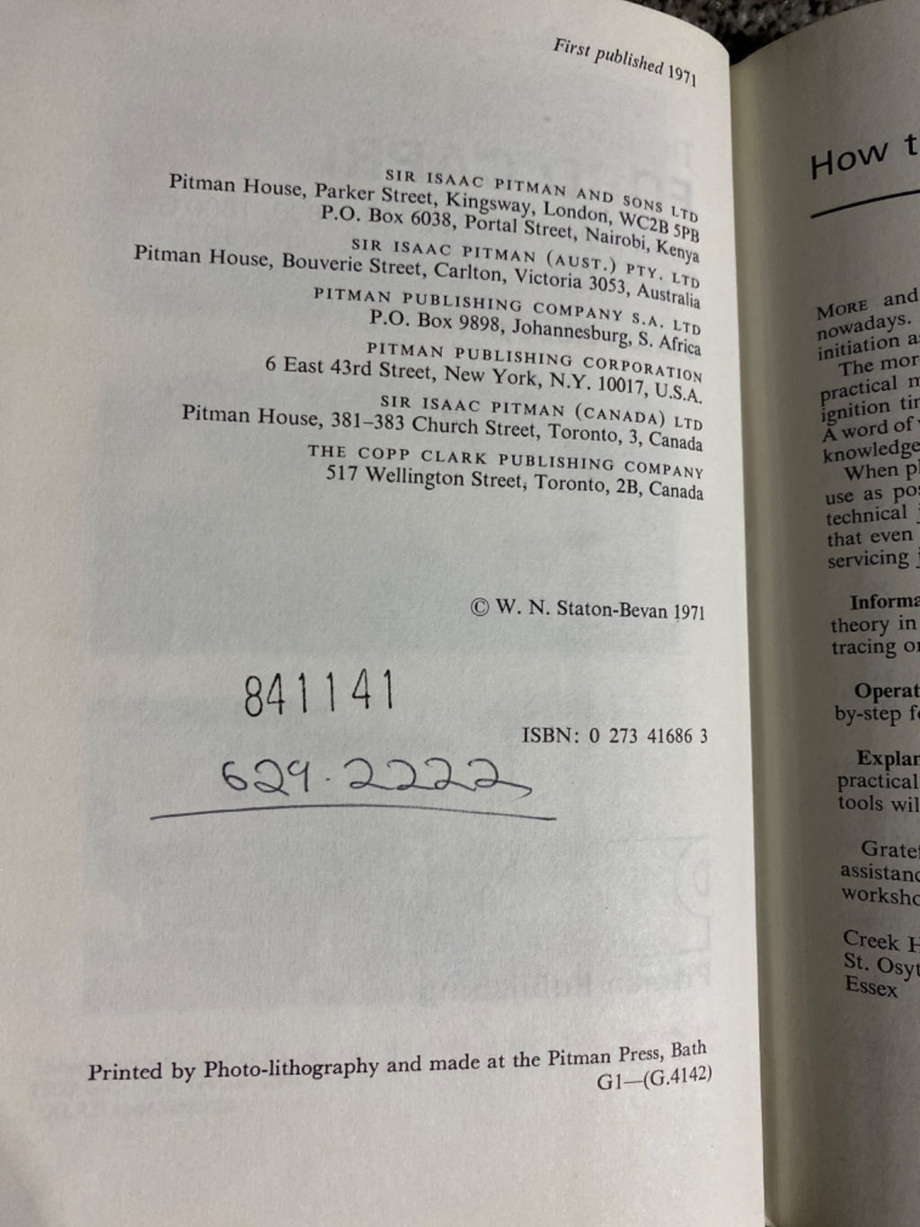The Book of the Ford Capri - Staton Abbey