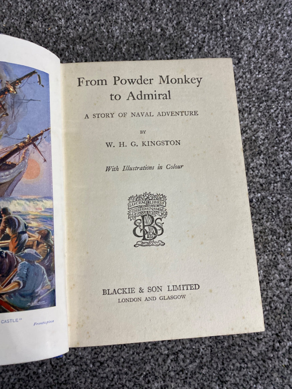 From Powder Monkey to Admiral - W. H. G. Kingston