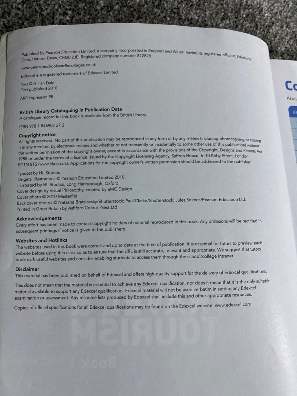 BTEC National Travel and Tourism: Level 3 - Gillian Dale