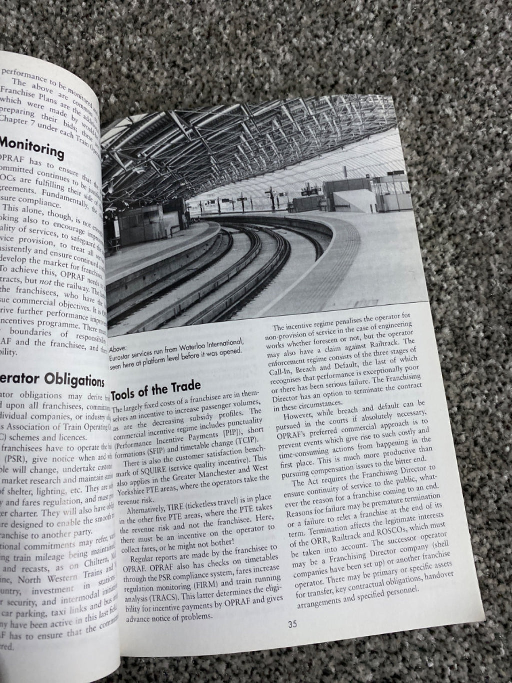 PRIVATISED RAILWAYS. - JOHN GLOVER