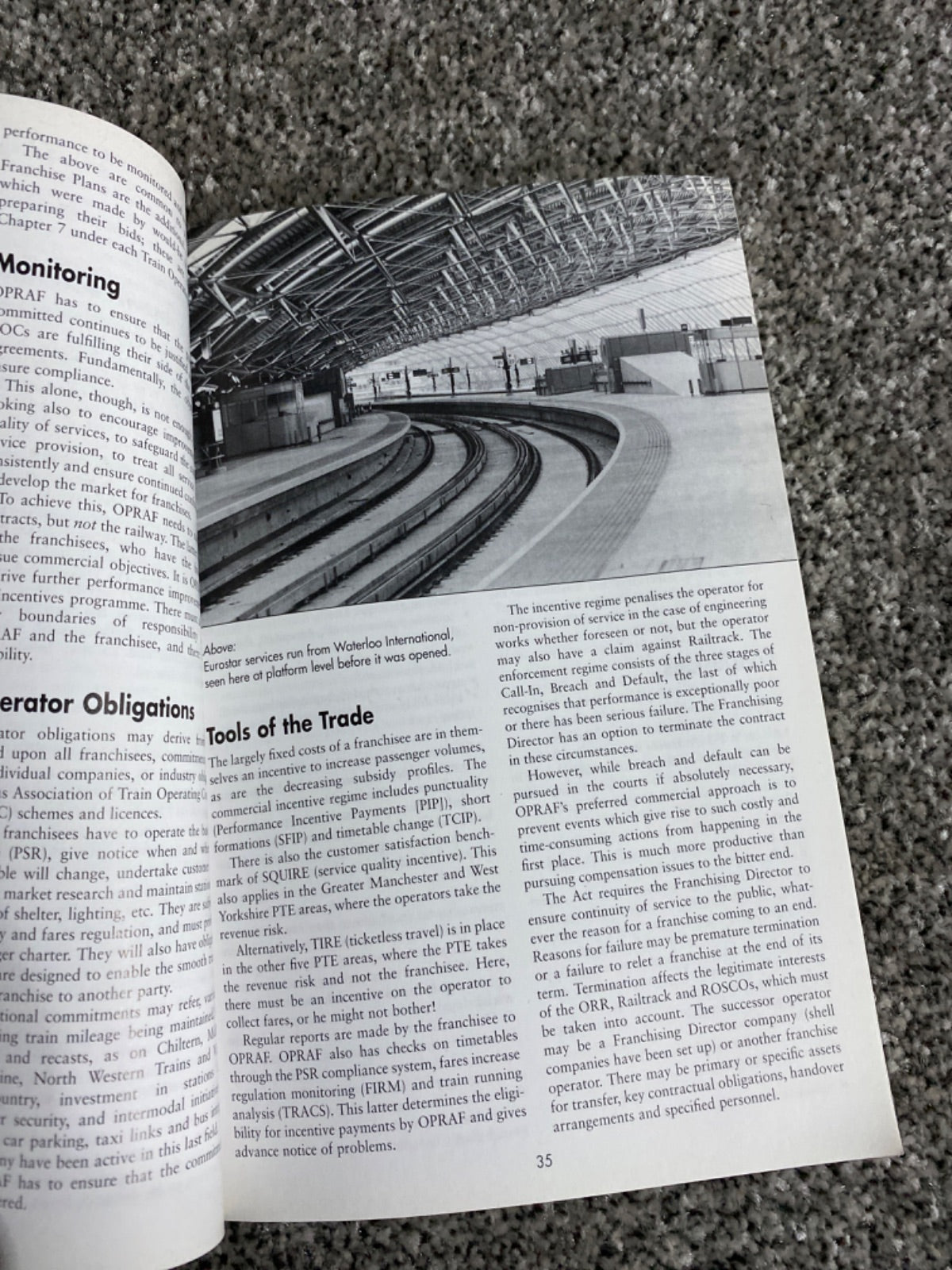 PRIVATISED RAILWAYS. - JOHN GLOVER