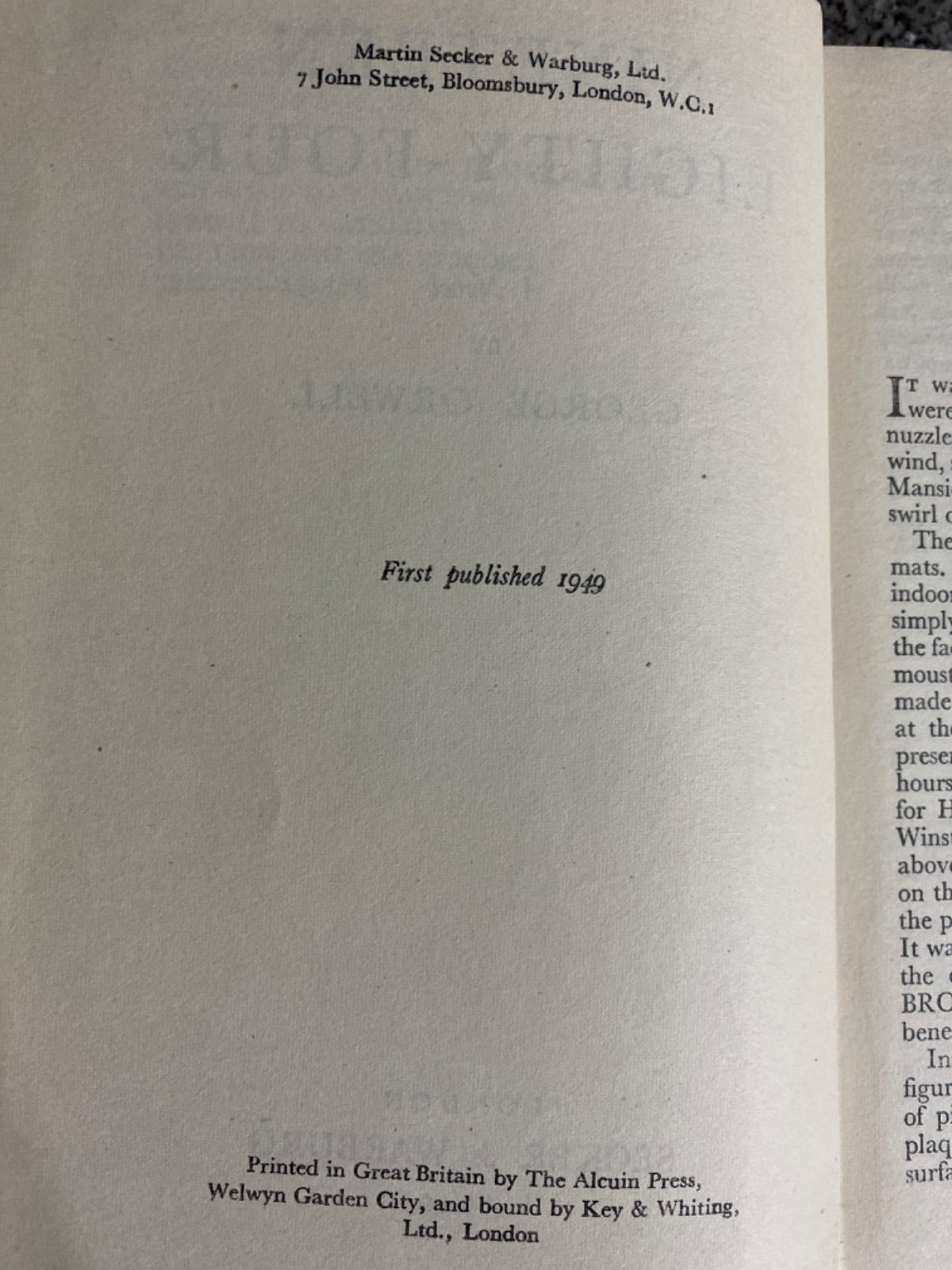 Nineteen Eighty-Four - George Orwell