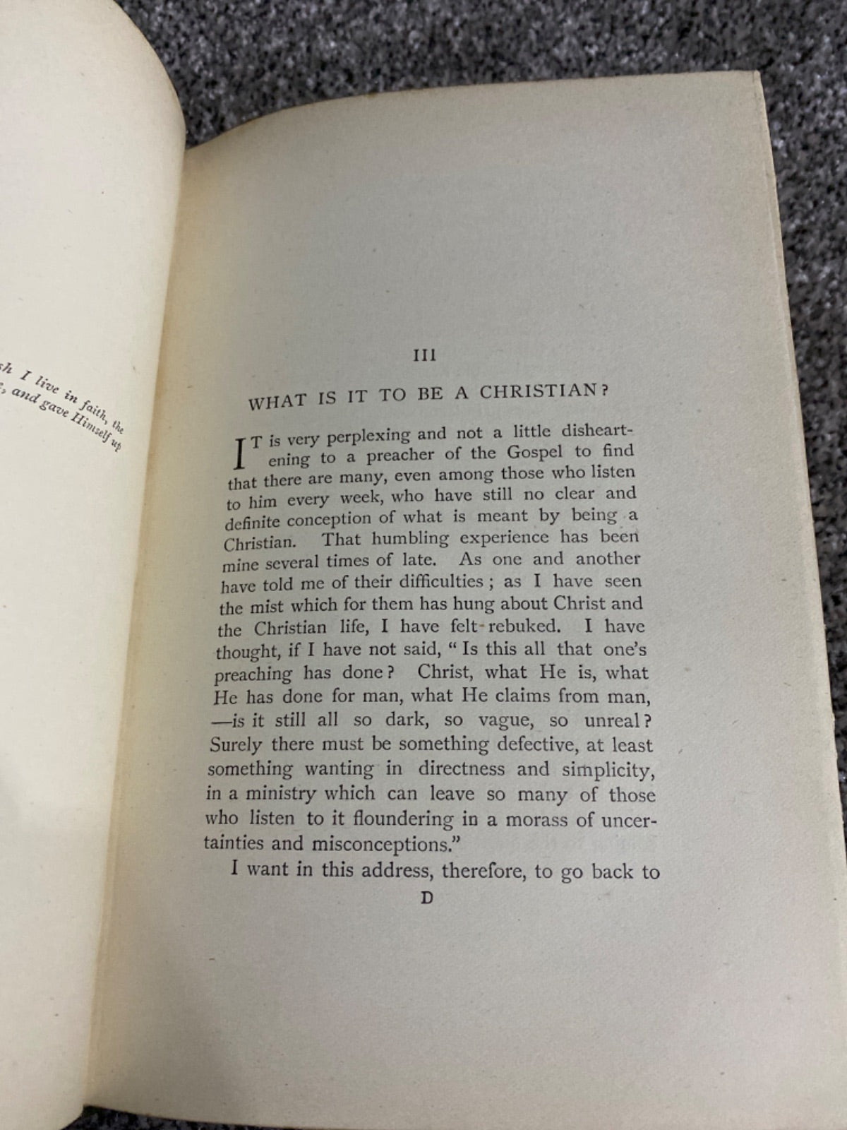 First Things First - Rev. George Jackson, B.A.