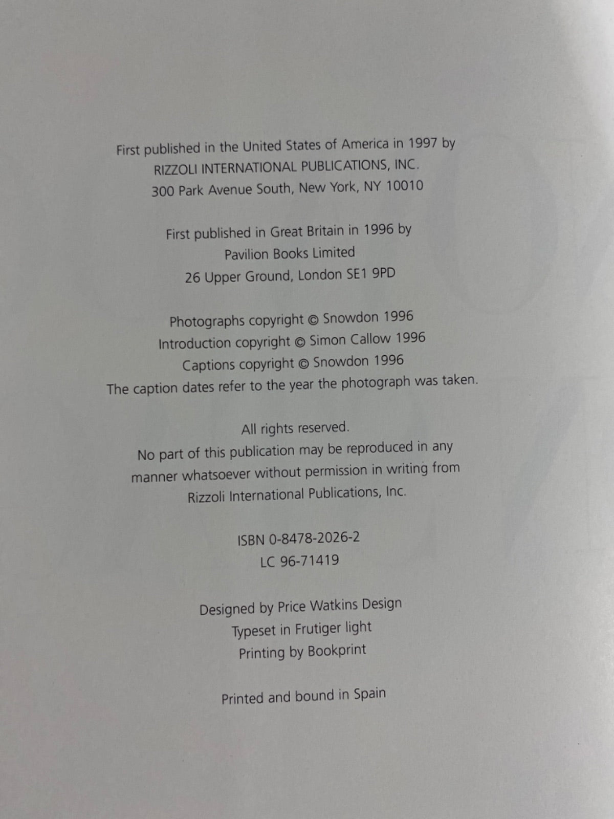 Snowdon on stage: a personal view of the British theatre - Antony Armstrong-Jones Earl of Snowdon