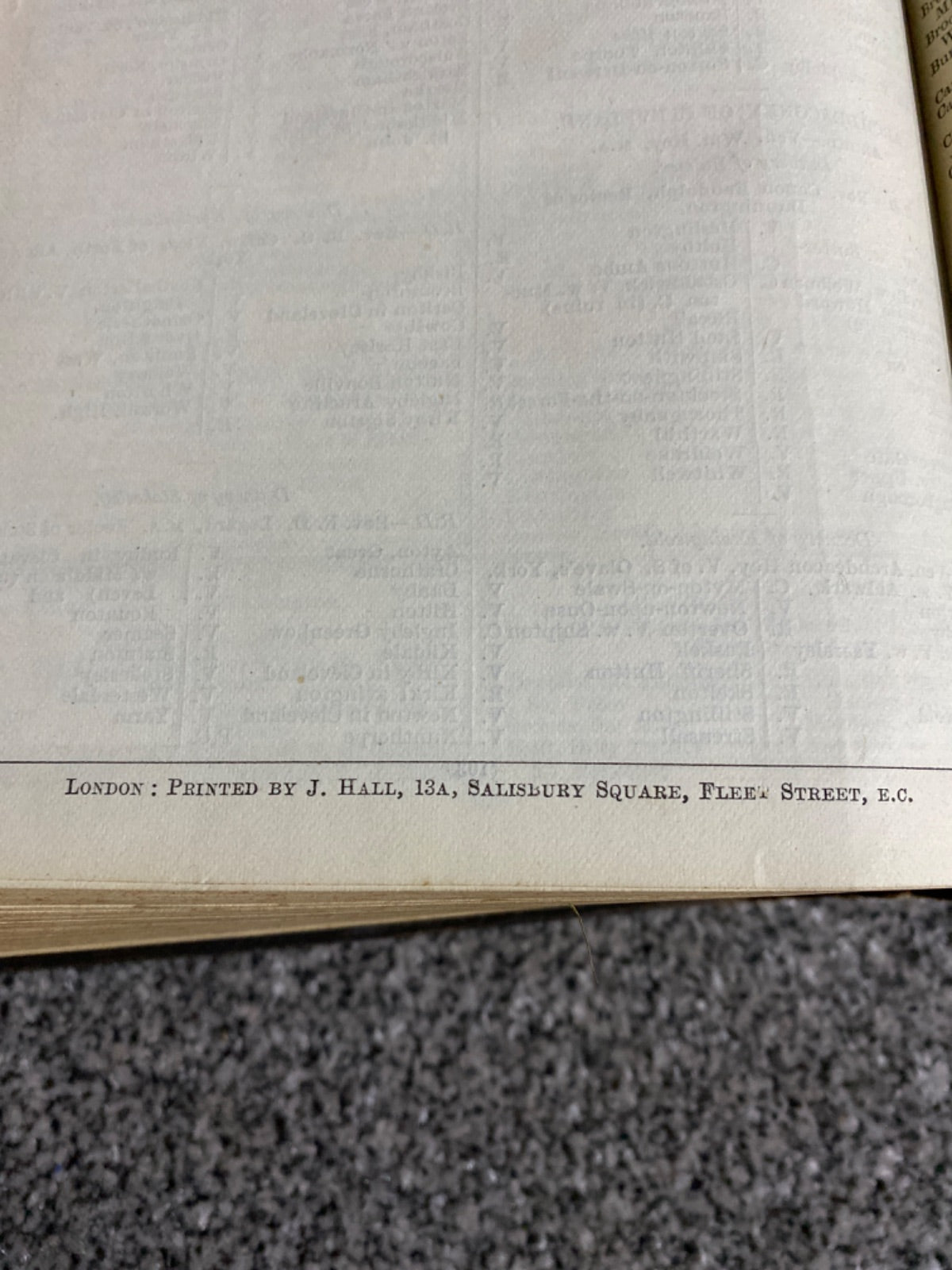 Clergy List